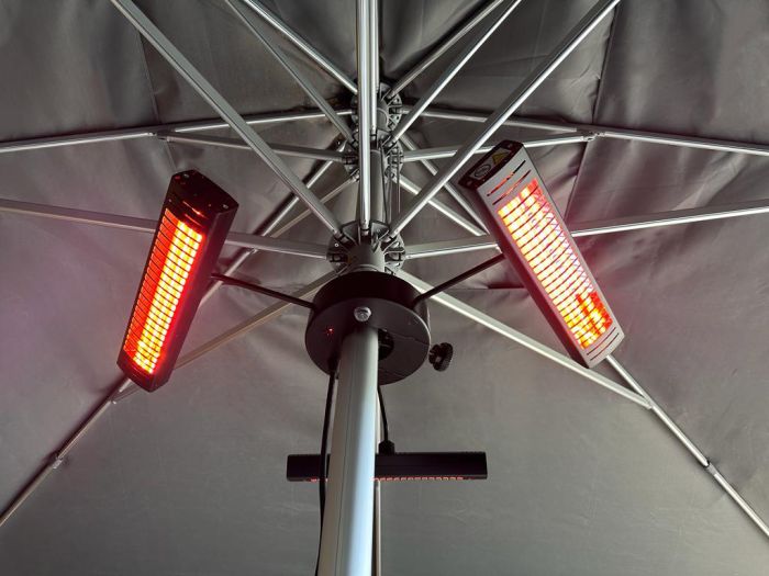 aquecedor infravermelho com 4 lâmpadas