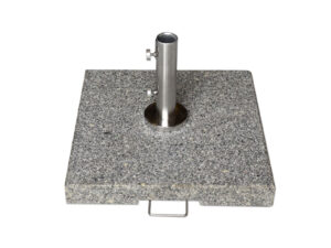 Base para guarda-sol em granito cinzento de 70 kg com tubo premium