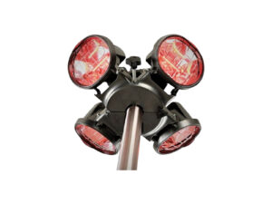 Aquecedor de Guarda-sol Infravermelho 4 Vias 1800W