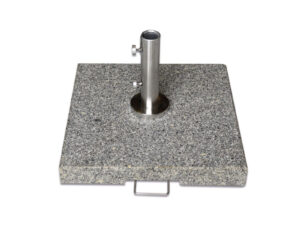 Base para guarda-sol em granito cinzento de 50 kg com tubo premium