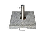 Base para guarda-sol em granito cinzento de 70 kg com tubo standard